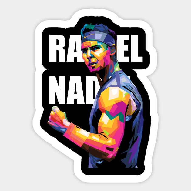 Rafael Nadal Sticker by Wijaya6661